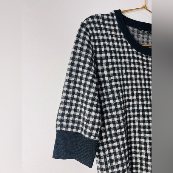 Love Moschino Red Heart Buttons Vichy Print Short Sleeve Dress - Picture 5 of 11